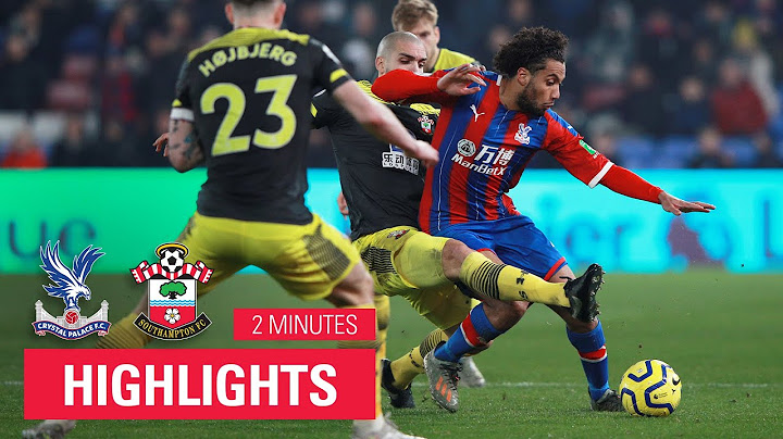 HIGHLIGHTS | Crystal Palace 0-2 Southampton