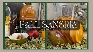 Fall Sangria Drink Recipe for Hosting Beautiful Aesthetic Decor Apples Oranges Cinnamon by Our Classic Home 149 views 7 months ago 4 minutes, 28 seconds