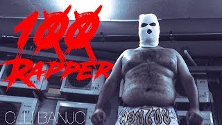 OLLI BANJO - 100 RAPPER (Official Video) / Album &quot;Großstadtdschungel&quot; VÖ 04/08/17