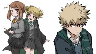 Bakugo the Slytherin Boy (MY HERO ACADEMIA Hogwarts AU)