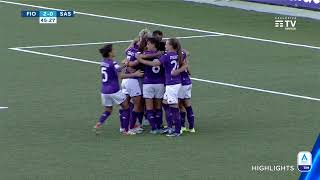 Fiorentina-Sassuolo 2-0 | Parisi-Sabatino: le viola tornano a vincere |Serie A Femminile TIM 2022/23