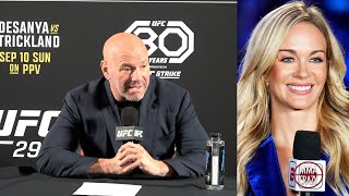 Dana White Reacts to Laura Sanko PPV commentary debut at UFC 293