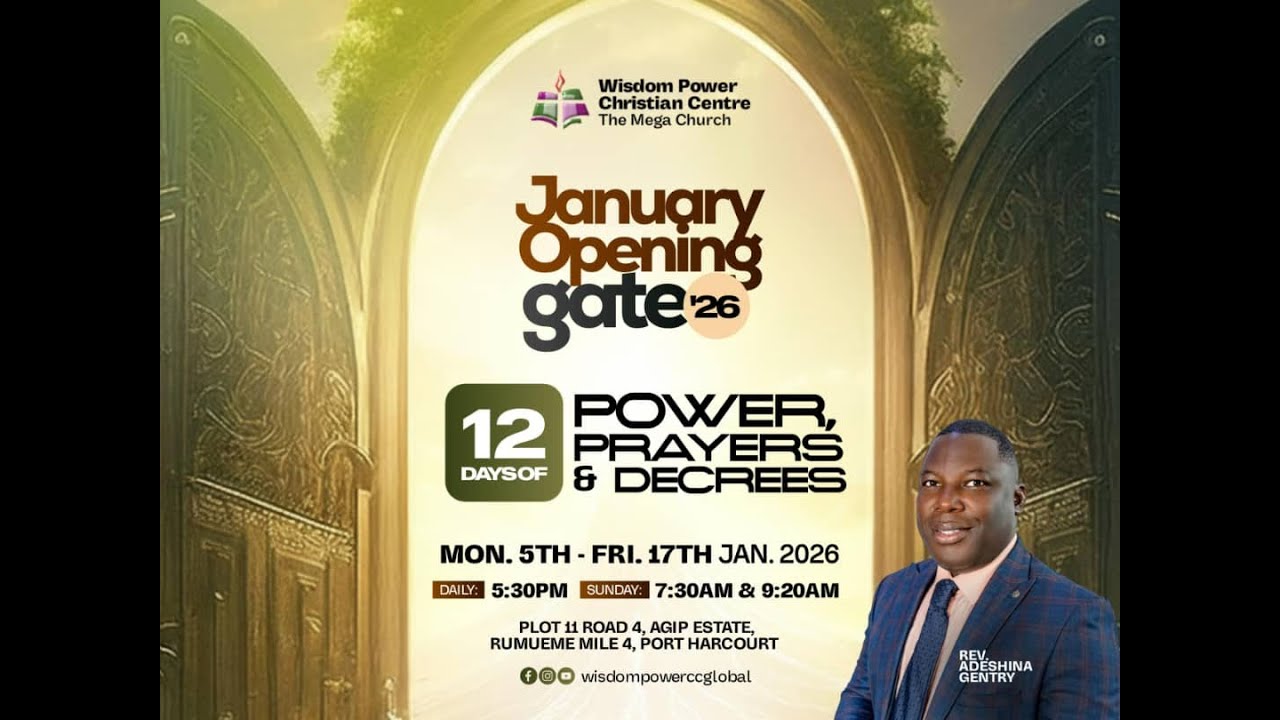 12 DAYS OF FASTING AND PRAYER || DAY 11||14TH JAN. 2025 || JANUARY OPENING GATES
