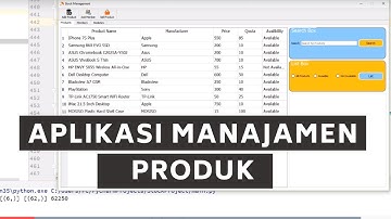 Aplikasi Manajemen Produk dengan PyQT5