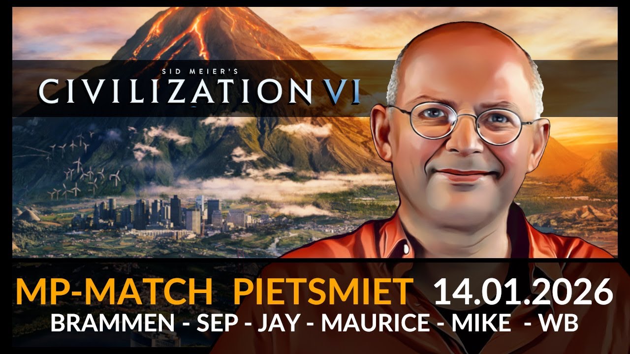 MP-Match CIVILIZATION VI mit @pietsmiet @maurice_weber @MikeLS91 | 14.01.2026 [Deutsch]