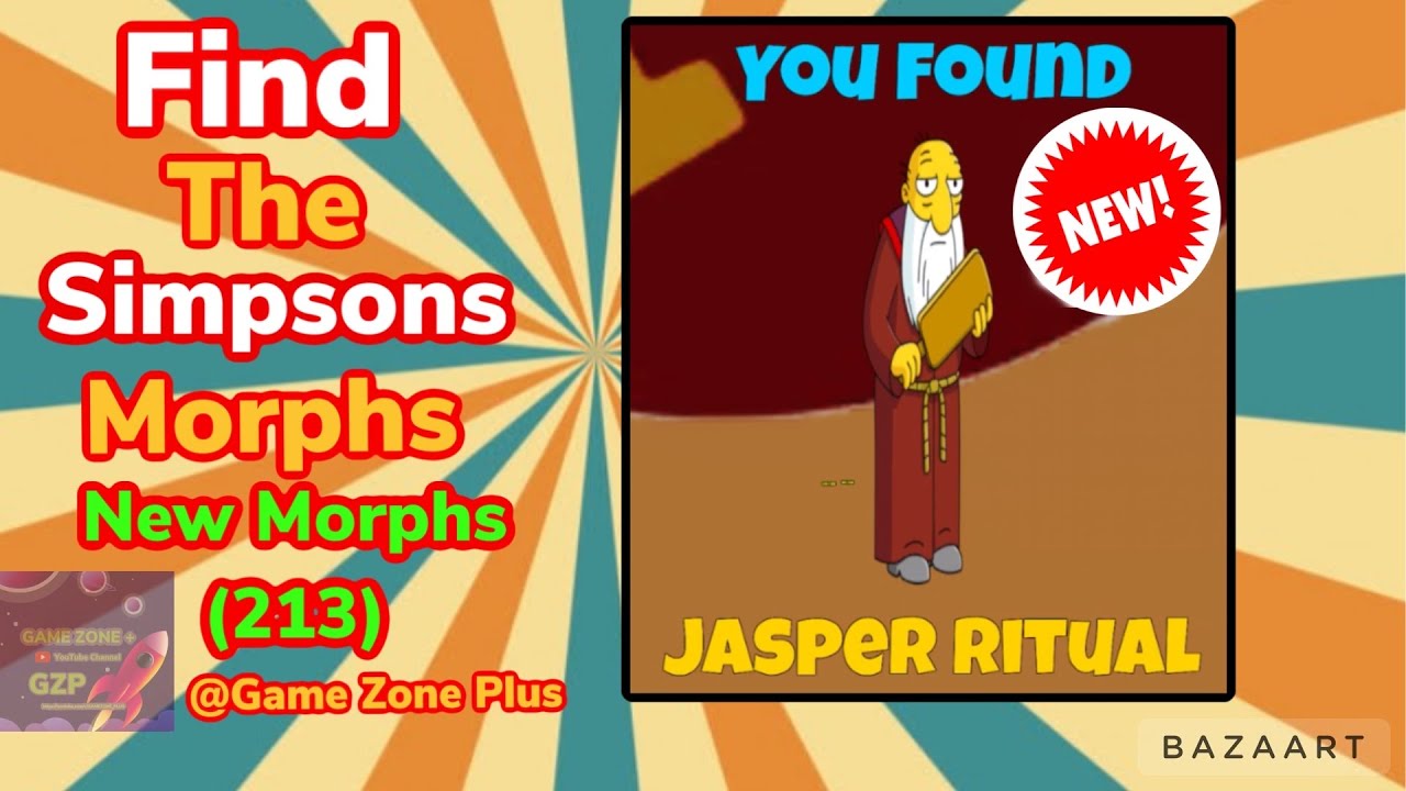 NEW UPDATE (213) How to find “Jasper Ritual” Morph in Find the Simpsons Game 