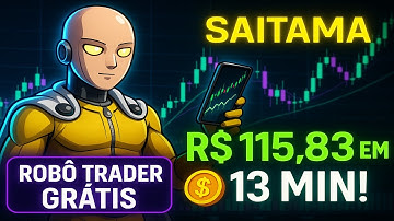 DAY TRADE PELO CELULAR com Robô Deriv Grátis - Bot Deriv Saitama - Trader Bots Club