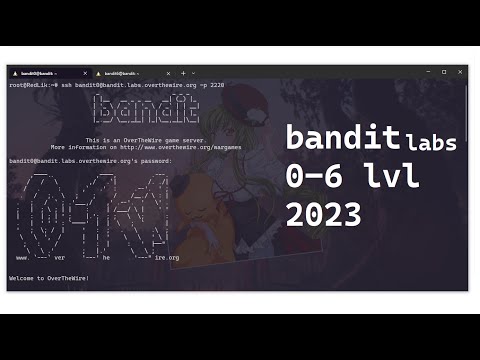 Видео: Подробное прохождение bandit overthewire 0-6 lvl | 2023