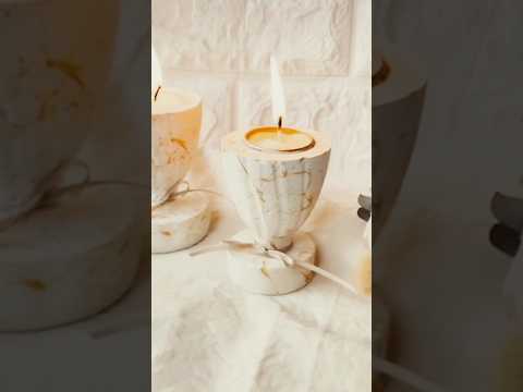 صناعة حاملة الشموع بدون قوالب