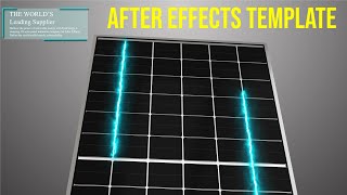 Solar Panel 3d Animation After Effects Template