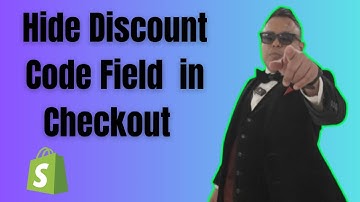 Shopify How to Hide Discount Code Field  in Checkout  Hide Promotion Code Field