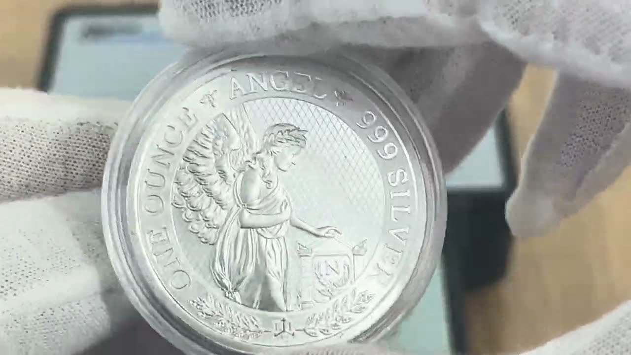 2021 Saint Helena 1 oz, 1st  in the   Napoleon Angel  £1, .999 fine silver coin BU