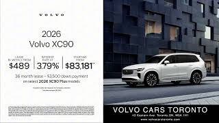 Experience Scandinavian Luxury This April With The 2026 Volvo Xc90