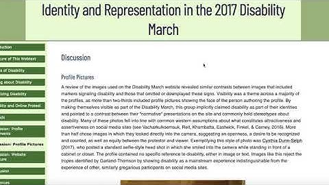 "Accessibility Highlight Video 8: Skip Navigation," by Talea Anderson (Kairos 25.2 Topoi)
