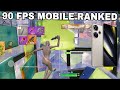 90 FPS Poco F6 Fortnite Mobile Elite Ranked Gameplay *DOMINATING PC RANKED PLAYERS*