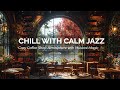 Calm jazz haven finding solace in gentle harmonies with jazzpresso vibes in beautiful places