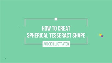How to create Spherical Tesseract Shape in Adobe Illustrator
