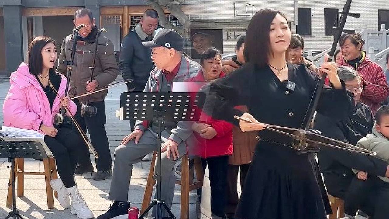 公園盤大爺，遇到自稱「阿炳他哥哥」的民間高手跟我挑戰二泉映月 #公园盘大爷 #二胡 #搞笑 #弘扬正能量 #传统文化