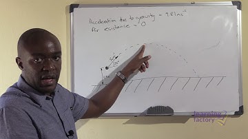 Air resistance and gravitational force in projectile motion