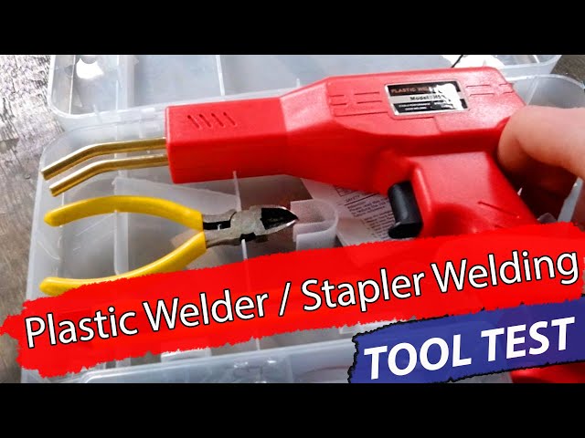 50W Plastic Welding Machine Car Bumper Repair Kit,6Types 800 Staples  Plastic Wel