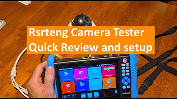 Rsrteng Camera Tester Quick Review and Setup