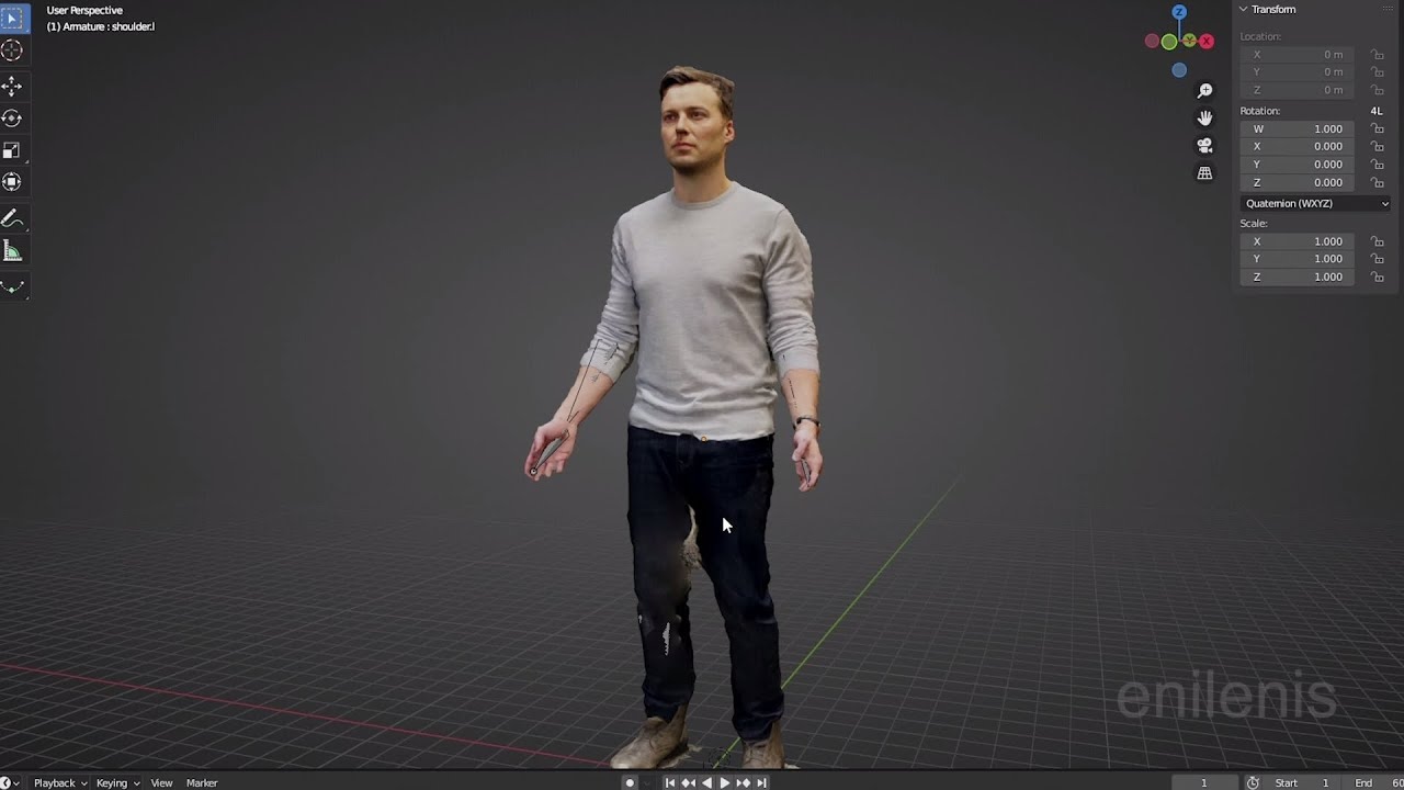 Rigging A Human In Blender (in 15 seconds) - YouTube