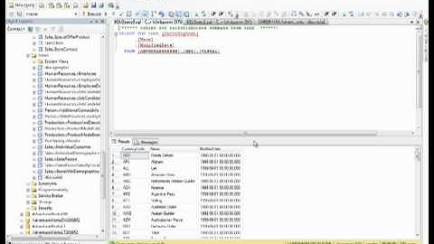 Creando vistas en sql server 2008