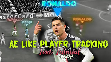 Trending Ae like Player Tracking text Tutorial in Capcut | How to make Player Tracking text