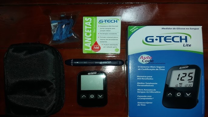 Glicosímetro Bioland G500B Azul Medidor Glicose Aparelho Glicemia G500  Digital P/ Medir Diabetes