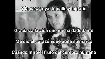 Thumbnail of GRACIAS A LA VIDA violeta Parra (con letra)