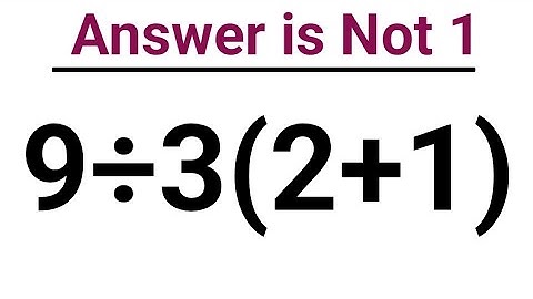 Most People Get This Simple Math Question Wrong!