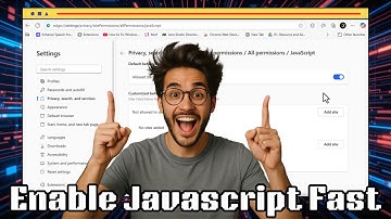 Javascript inschakelen in Microsoft Edge | Volledige websitefunctionaliteit (2025)