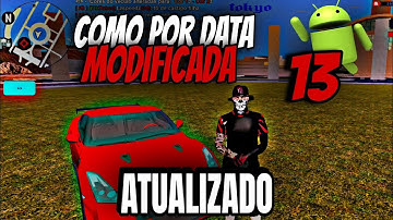 NOVO METODO DE COMO POR DATA MODIFICADA NO ANDROID 13+