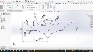 Solidworks batman logo CAD Tutorials for beginners