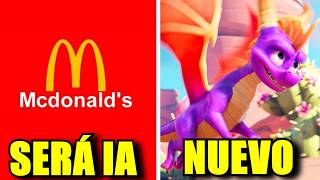 MCDONALDS SERÁ IA, SPYRO NUEVO JUEGO, SUPER MARIO GALAXY MIL MILLONES