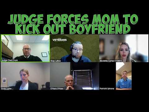 Judge FORCES Mom to Kick Out Boyfriend  After Uncovering Custody Secrets!