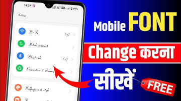 Change Font Style In Any Android Phones ! #smartphone #font #style #changefontstyle