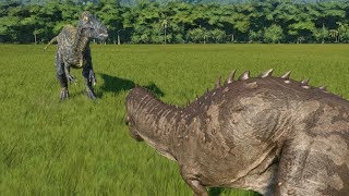 Suchomimus VS Majungasaurus - Jurassic World Evolution