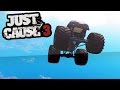 THE CRAZIEST MONSTER TRUCK DRIVER EVER! (Just Cause 3 Funny Moments) | SuperRebel