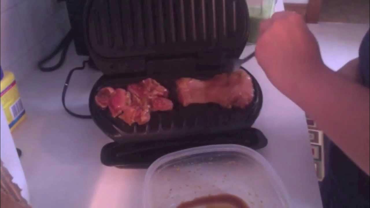 Foreman Grilling! Chicken Thighs or Wings AlongWithMe YouTube