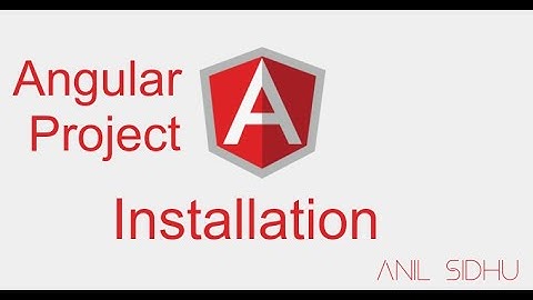Angular project #1 install and setup