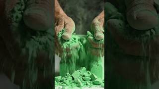 Floral Foam Crush ASMR 💚 Powder Explosion🧿😲 #ytshorts #shorts #shortsfeed #viral #trending