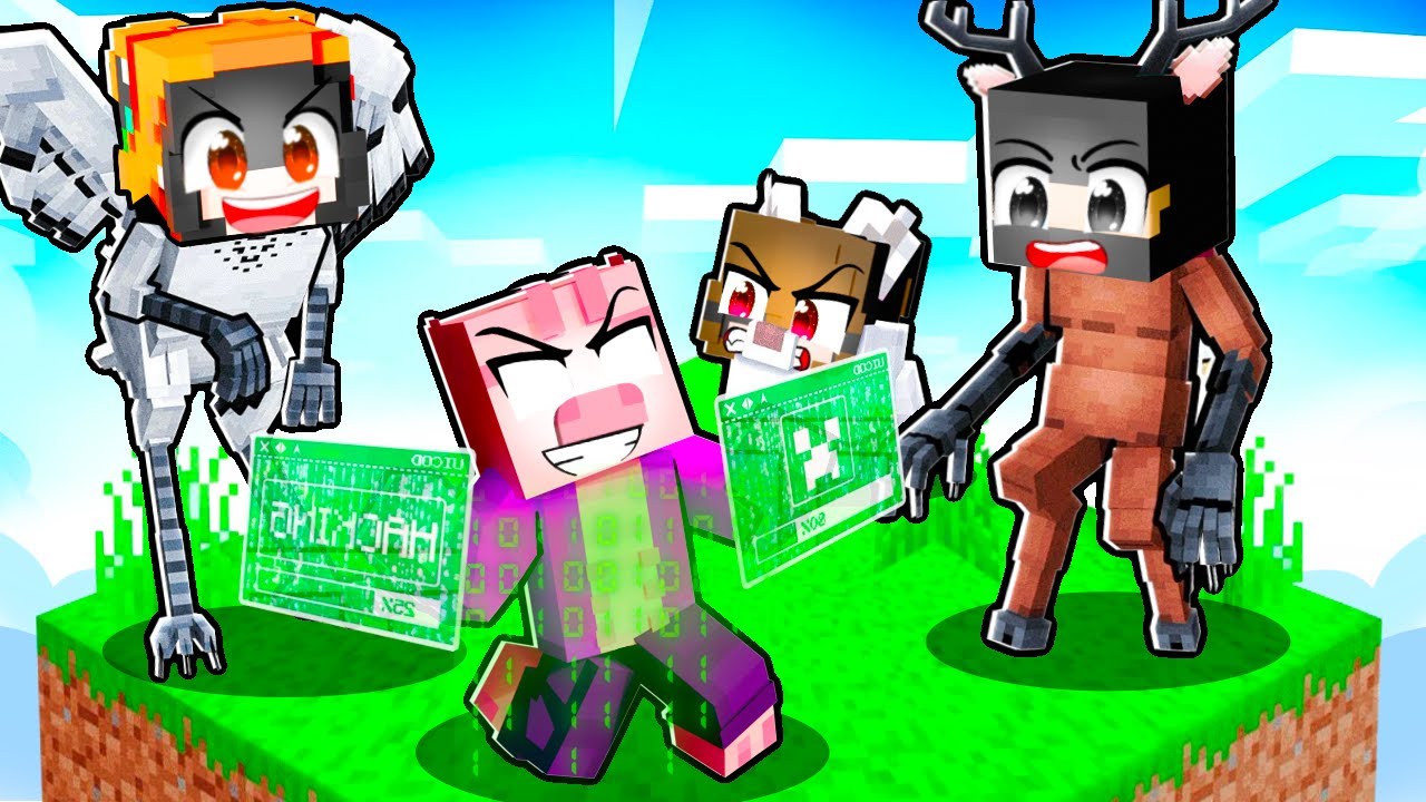 Používám ADMIN PŘÍKAZY na JEDNOM 99 NOCÍ v LESE BLOCKU v Minecraftu!