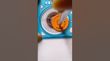 Drawing art || spirograph pattern #shorts #youtubeshorts #drawing #spirograph #viralvideo