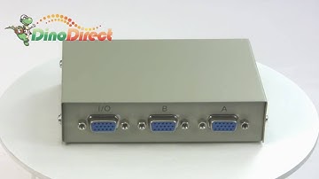 MAITUO MT-15-2C Manual 2 Port VGA Switch  from Dinodirect.com