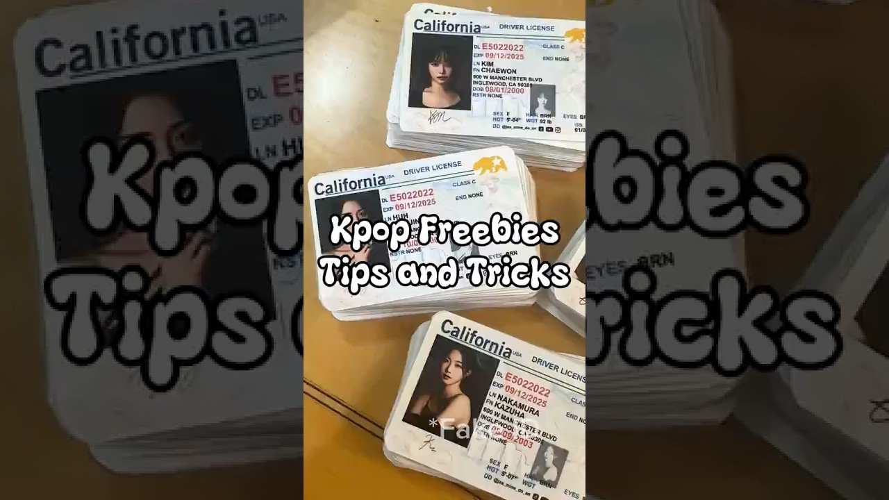 Tips to help you make your own Kpop concert freebies! 
