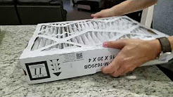 Changing your Carrier 4 inch air conditioning filter