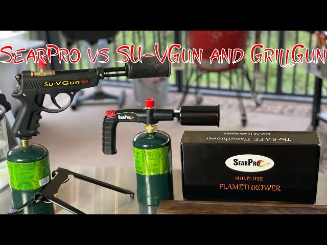 Torch Battle! The New SearPro Torch vs The GrillGun and Su-VGun 