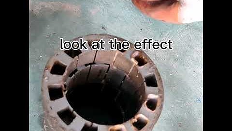 look at our scrap motor stator copper wire dismantle machine!