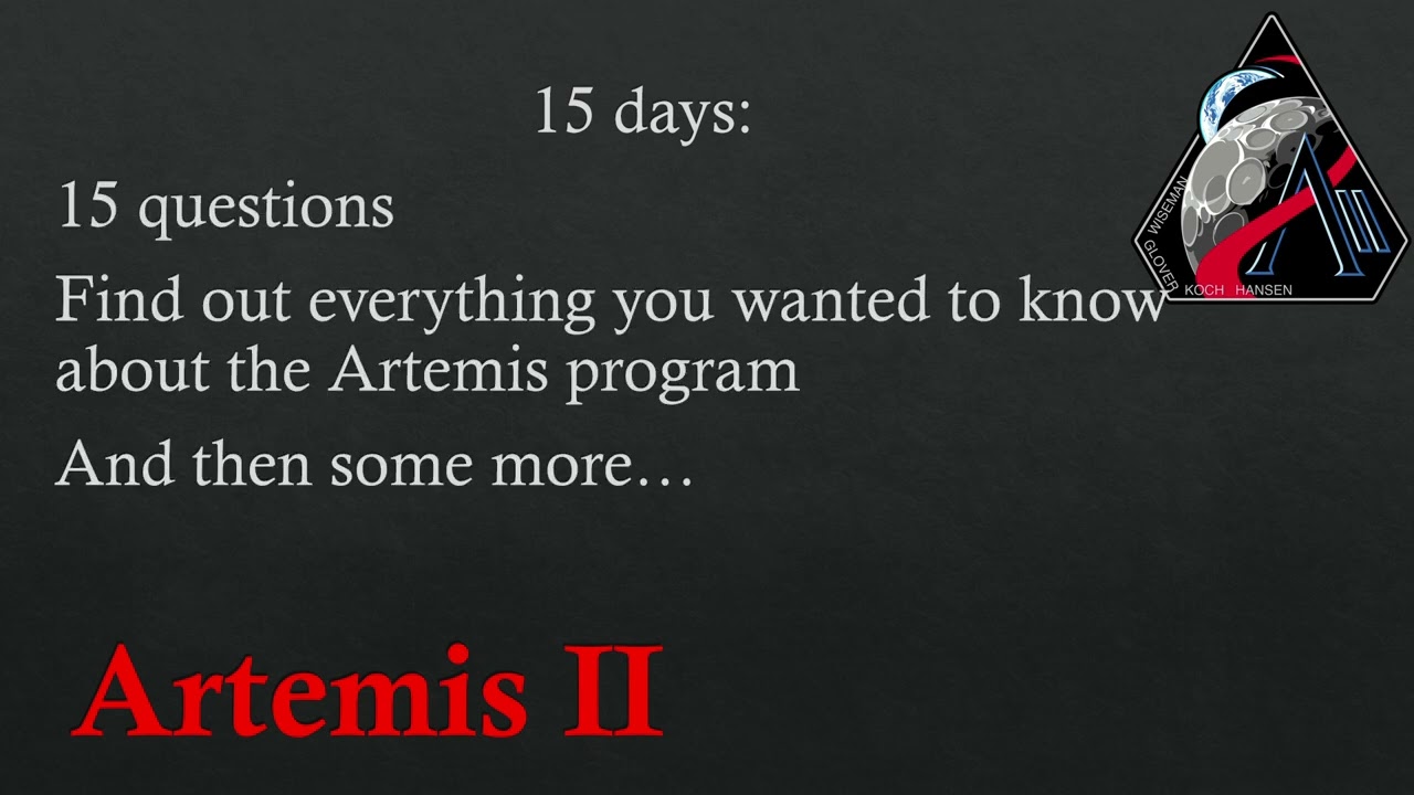 Space Mission Artemis: Back to the moon